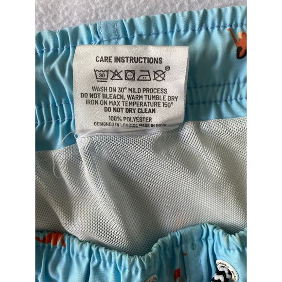 BOARDIES APPAREL Men’s Medium Yoga Poses Mesh Swim Shorts Quick Dry Drawstring - Picture 9 of 15